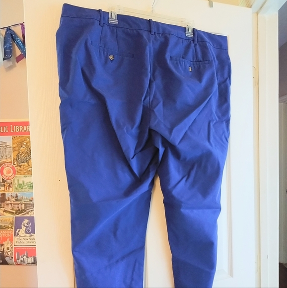 PLUS Eloquii 24S Blue Slacks - Picture 3 of 4